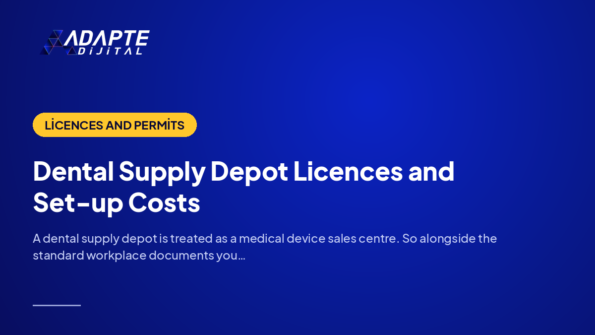 Dental Supply Depot Licences and Set-up Costs — Adapte Dijital cover image