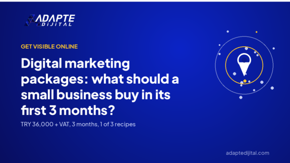 Digital marketing packages: what should a small business buy in its first 3 months? — Adapte Dijital cover image
