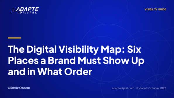 The Digital Visibility Map: Six Places a Brand Must Show Up and in What Order