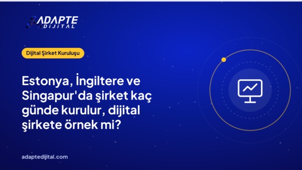 Estonya, İngiltere ve Singapur'da şirket kaç günde kurulur, dijital şirkete örnek mi?