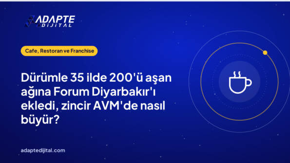 Dürümle 35 ilde 200'ü aşan ağına Forum Diyarbakır'ı ekledi, zincir AVM'de nasıl büyür?