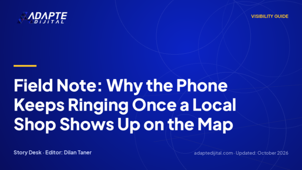 Field Note: Why the Phone Keeps Ringing Once a Local Shop Shows Up on the Map