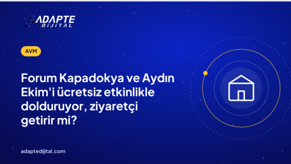 Forum Kapadokya ve Aydın Ekim'i ücretsiz etkinlikle dolduruyor, ziyaretçi getirir mi?