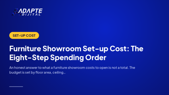 Furniture Showroom Set-up Cost: The Eight-Step Spending Order — Adapte Dijital cover image