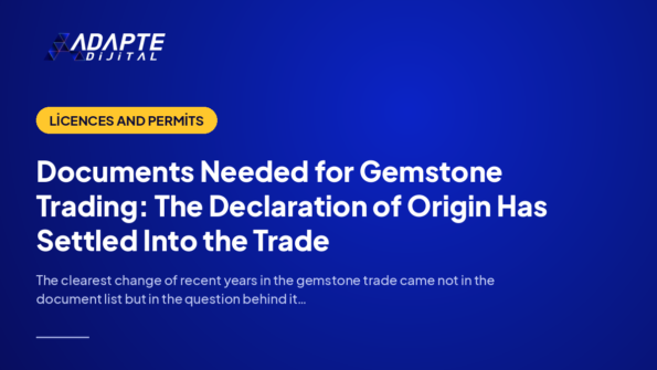 Documents Needed for Gemstone Trading: The Declaration of Origin Has Settled Into the Trade — Adapte Dijital cover image