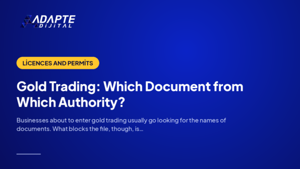 Gold Trading: Which Document from Which Authority? — Adapte Dijital cover image