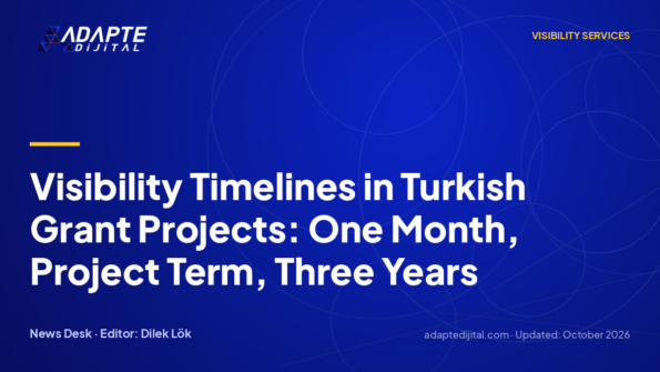 Visibility Timelines in Turkish Grant Projects: One Month, Project Term, Three Years