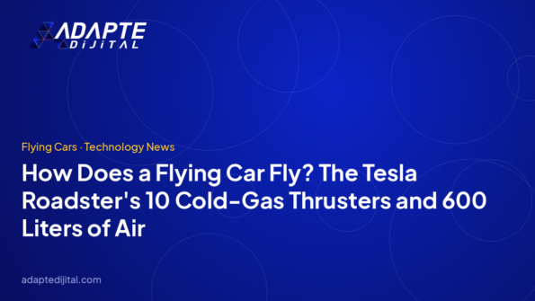 How Does a Flying Car Fly? The Tesla Roadster's 10 Cold-Gas Thrusters and 600 Liters of Air