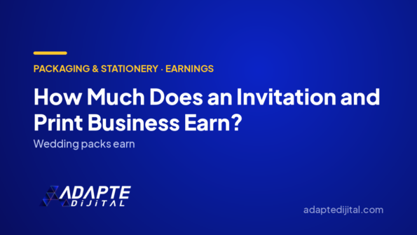How Much Does an Invitation and Print Business Earn? — Adapte Dijital cover image