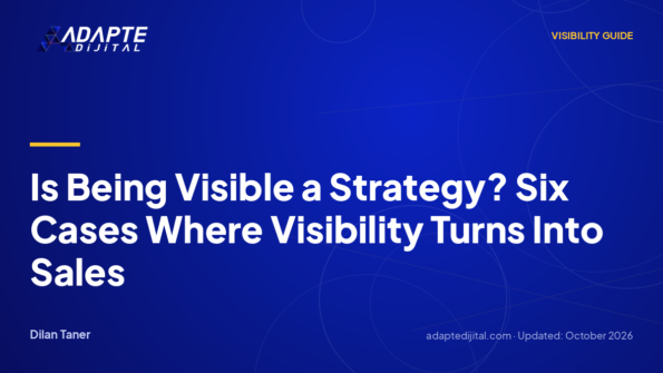 Is Being Visible a Strategy? Six Cases Where Visibility Turns Into Sales