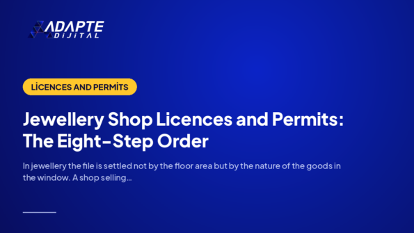 Jewellery Shop Licences and Permits: The Eight-Step Order — Adapte Dijital cover image