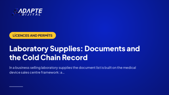 Laboratory Supplies: Documents and the Cold Chain Record — Adapte Dijital cover image