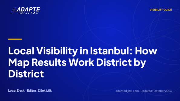 Local Visibility in Istanbul: How Map Results Work District by District