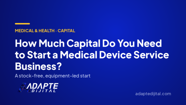 How Much Capital Do You Need to Start a Medical Device Service Business? — Adapte Dijital cover image