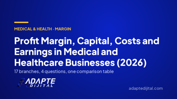 Profit Margin, Capital, Costs and Earnings in Medical and Healthcare Businesses (2026) — Adapte Dijital cover image