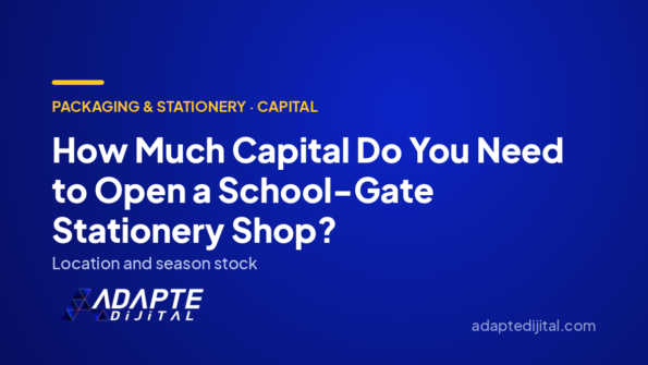 How Much Capital Do You Need to Open a School-Gate Stationery Shop? — Adapte Dijital cover image