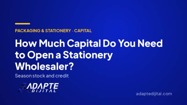 How Much Capital Do You Need to Open a Stationery Wholesaler? — Adapte Dijital cover image