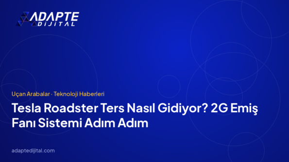 Tesla Roadster Ters Nasıl Gidiyor? 2G Emiş Fanı Sistemi Adım Adım