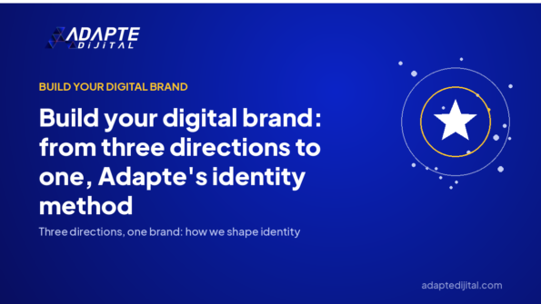 Build your digital brand: from three directions to one, Adapte's identity method — Adapte Dijital cover image