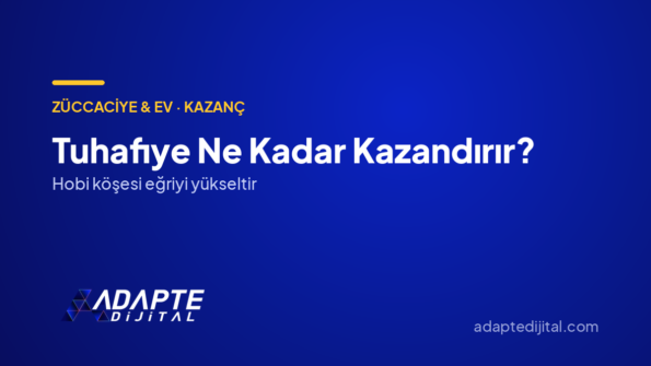 Tuhafiye Ne Kadar Kazandırır? — Adapte Dijital kapak görseli