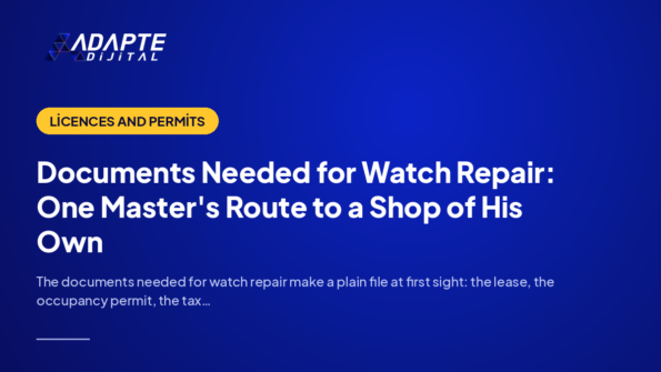 Documents Needed for Watch Repair: One Master's Route to a Shop of His Own — Adapte Dijital cover image