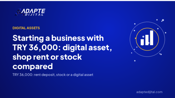 Starting a business with TRY 36,000: digital asset, shop rent or stock compared — Adapte Dijital cover image
