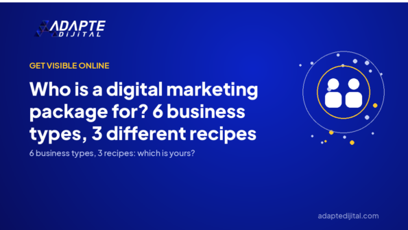 Who is a digital marketing package for? 6 business types, 3 different recipes — Adapte Dijital cover image