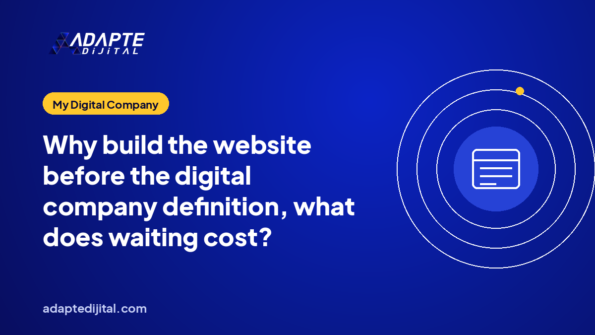 Why build the website before the digital company definition, what does waiting cost?