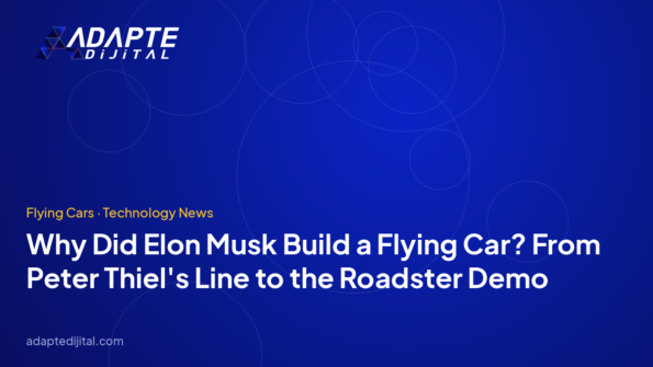 Why Did Elon Musk Build a Flying Car? From Peter Thiel's Line to the Roadster Demo