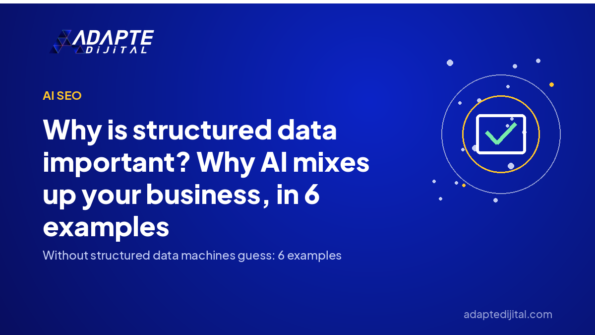Why is structured data important? Why AI mixes up your business, in 6 examples — Adapte Dijital cover image
