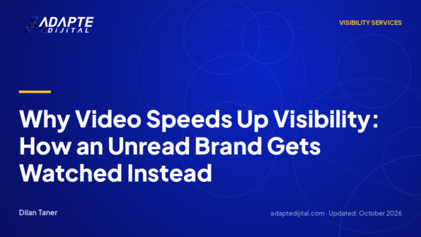 Why Video Speeds Up Visibility: How an Unread Brand Gets Watched Instead