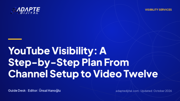YouTube Visibility: A Step-by-Step Plan From Channel Setup to Video Twelve