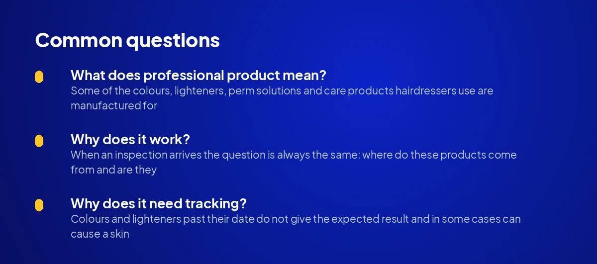 What does professional product mean?