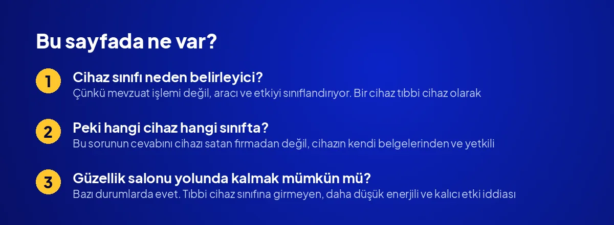 Lazer Epilasyon Merkezi Güzellik Salonu mu, Sağlık Kuruluşu mu?
