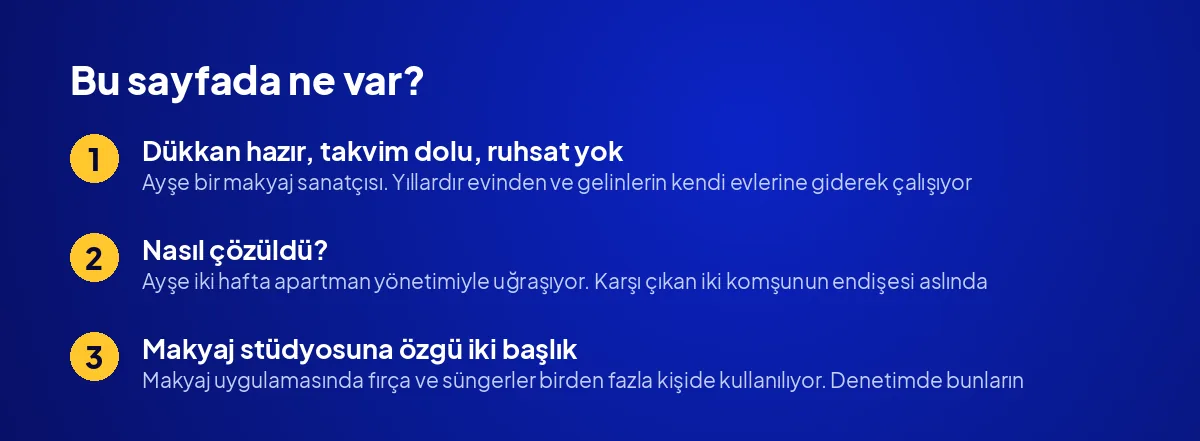 Makyaj Stüdyosu Açmak: Ruhsat Sürecini Yaşayan Biri Anlatıyor