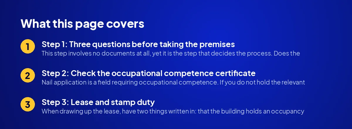 Documents Required to Open a Nail Salon: Step by Step