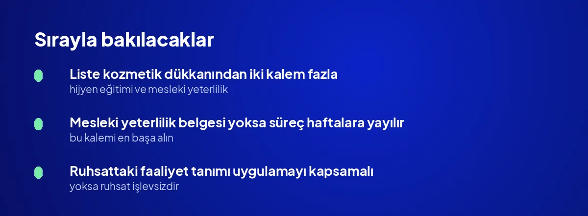 Adım 2: Mesleki yeterlilik belgesini kontrol edin