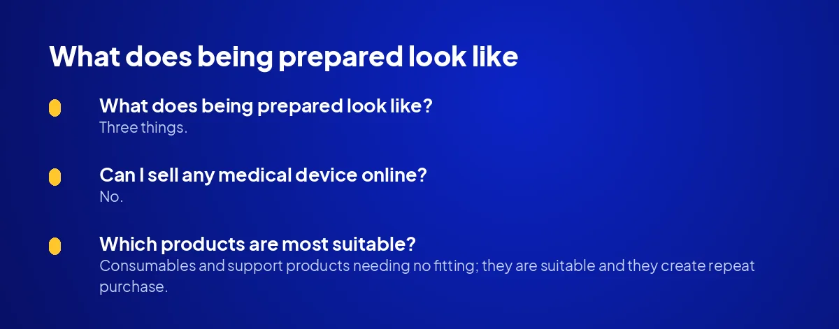 What does being prepared look like?