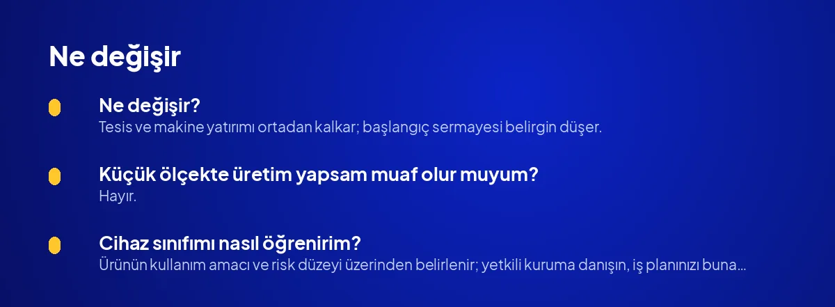Ne değişir?