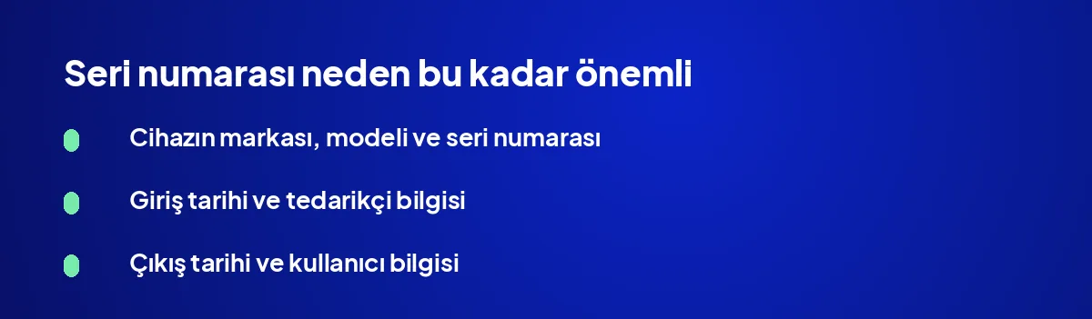 Seri numarası neden bu kadar önemli