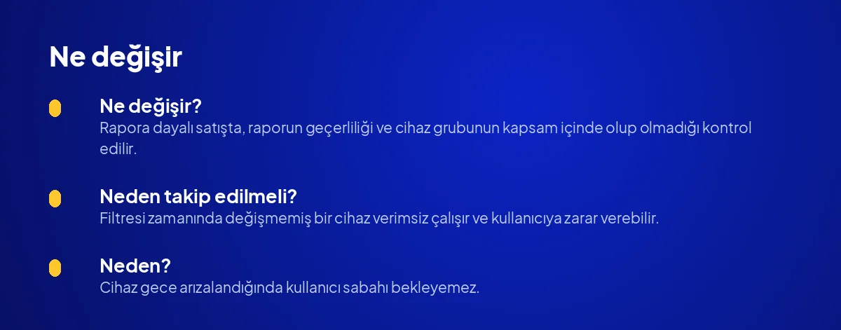 Ne değişir?