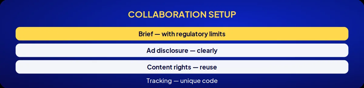Cosmetics brand consulting: collaboration setup