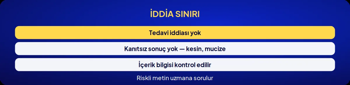 Kozmetik markası danışmanlığı: iddia sınırı