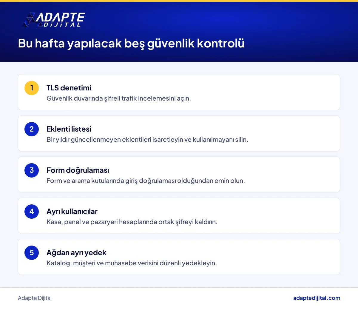 KOBİ'nin WatchGuard raporu sonrası şifreli trafik, yama ve kimlik bilgisi için kontrol listesi