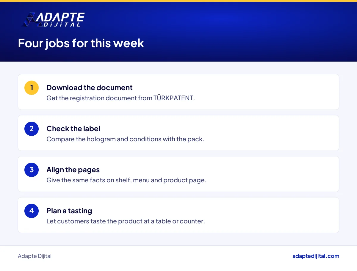 Four jobs this week for a grocer or producer selling a geographical indication product
