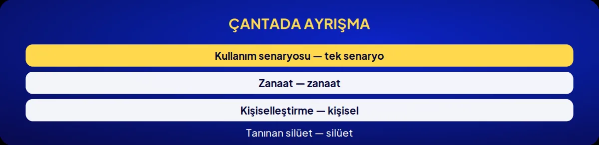 Sektörel marka danışmanlığı: çantada ayrışma
