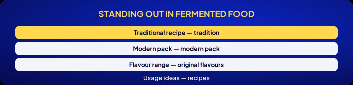 Industry brand consulting: standing out in fermented food