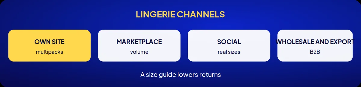 Industry brand consulting: lingerie channels
