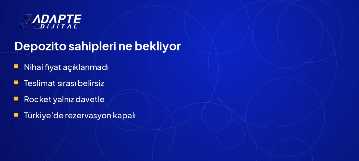 Tesla Roadster depozito sahiplerinin 2017'den 2028'e bekleyişi ve üç belirsizlik