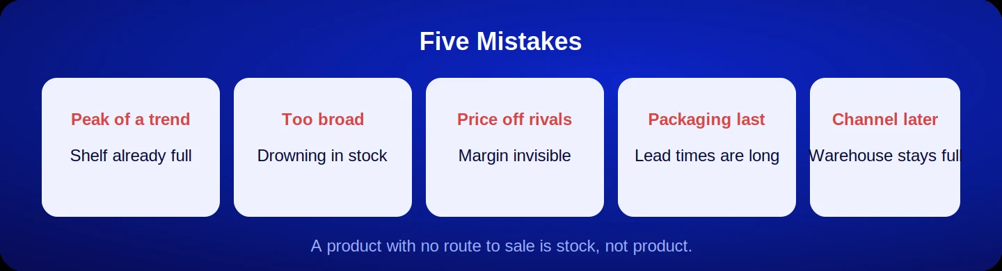 Five mistakes in choosing a sector